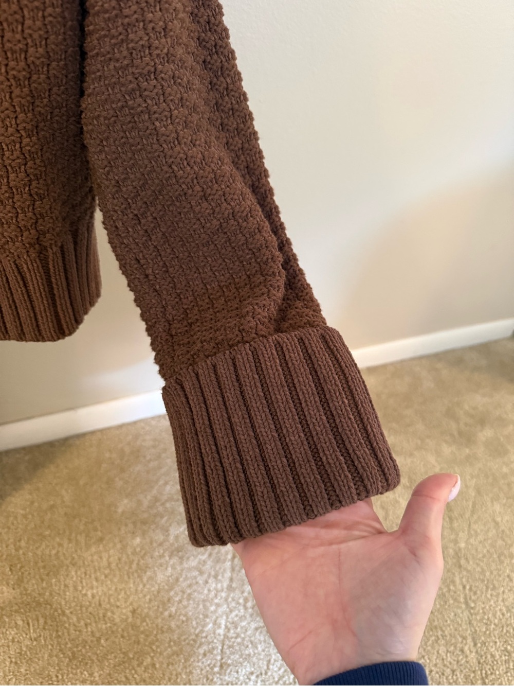 Abercrombie & Fitch The A&F Cameron Seed Stitch Cardigan - Picture 3 of 5